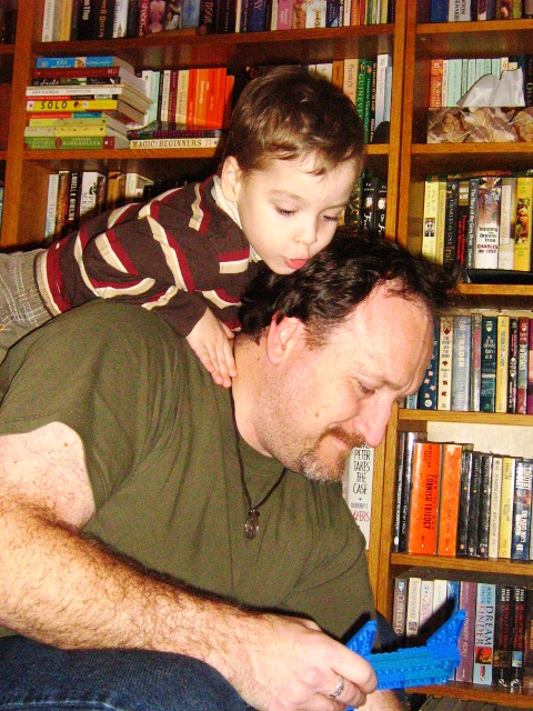Liam and HRH, early March 2009